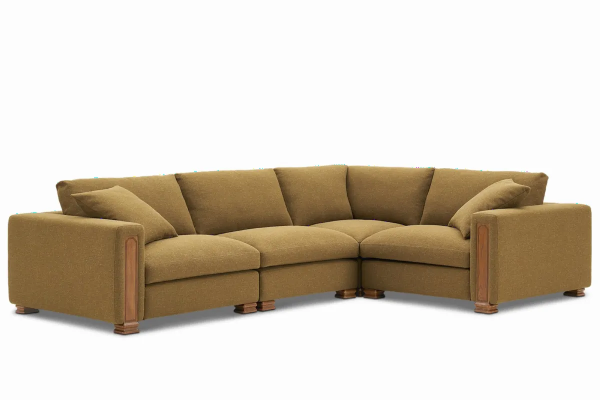 Atelier Kagan 4-Piece Chaise Sectional Couch - view 8