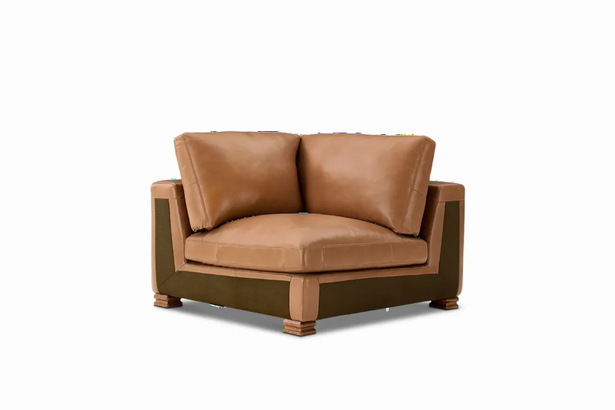 Atelier Kagan Leather Corner Couch - view 5