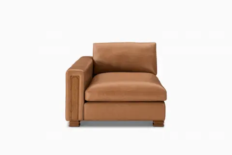 Atelier Kagan Leather Left Chaise