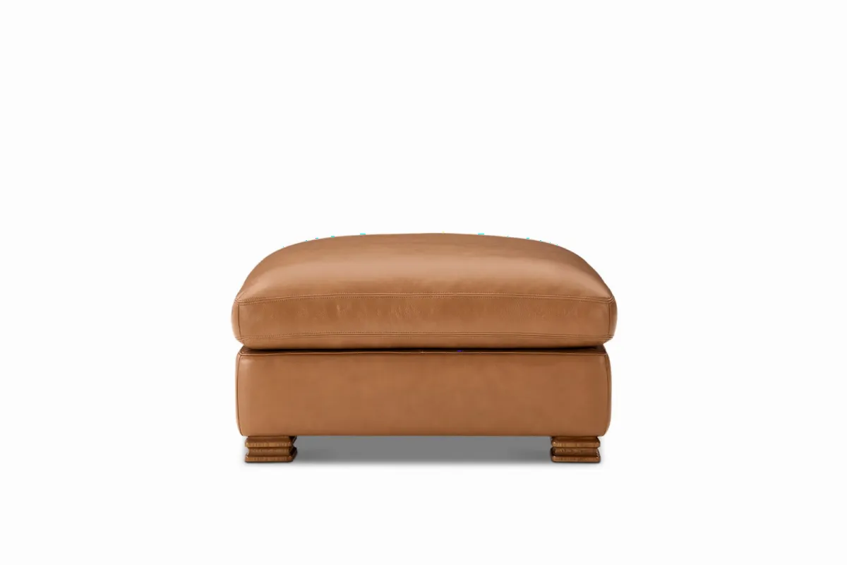 Atelier Kagan Leather Ottoman - view 5