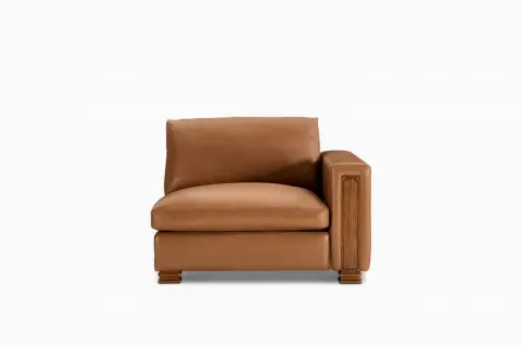 Atelier Kagan Leather Right Arm Couch