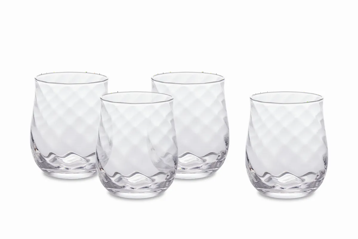 Cascade Short Drinking Glasses, Set of 4 - view 4