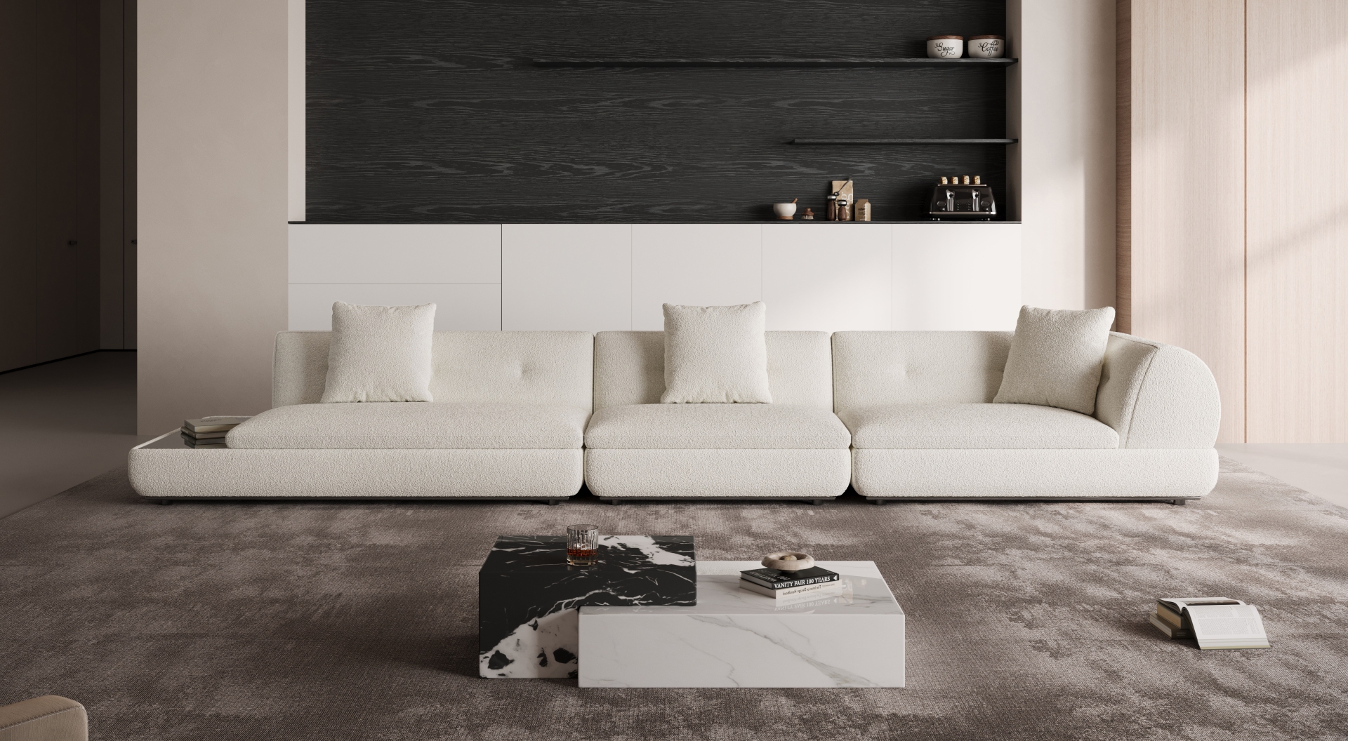 Cloud Modular Boucle Sofa