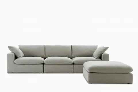 Dawson Extended Sofa with Ottoman
