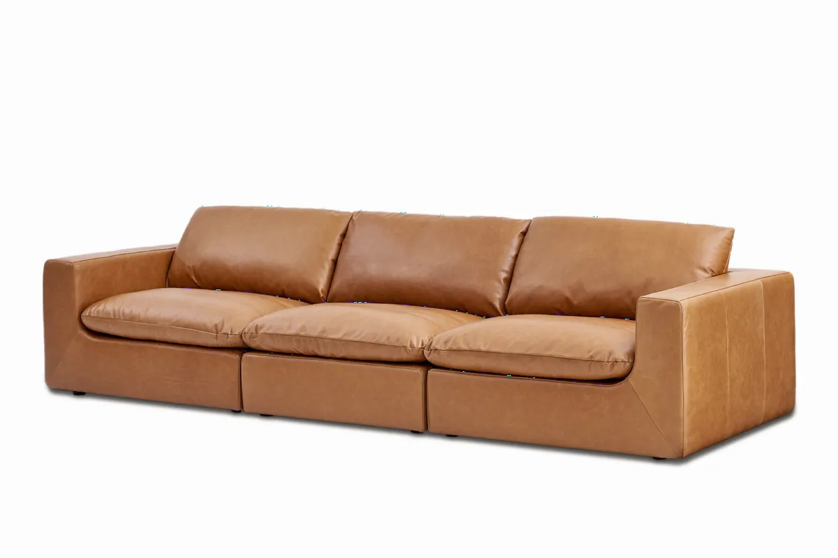 Dawson Leather Extended Sofa - view 5