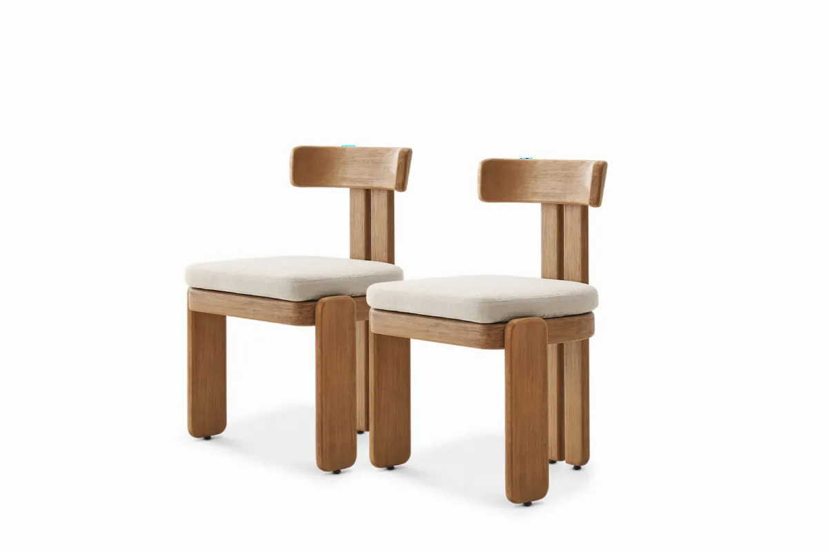 Eden Outdoor Dining Chair Set - view 2