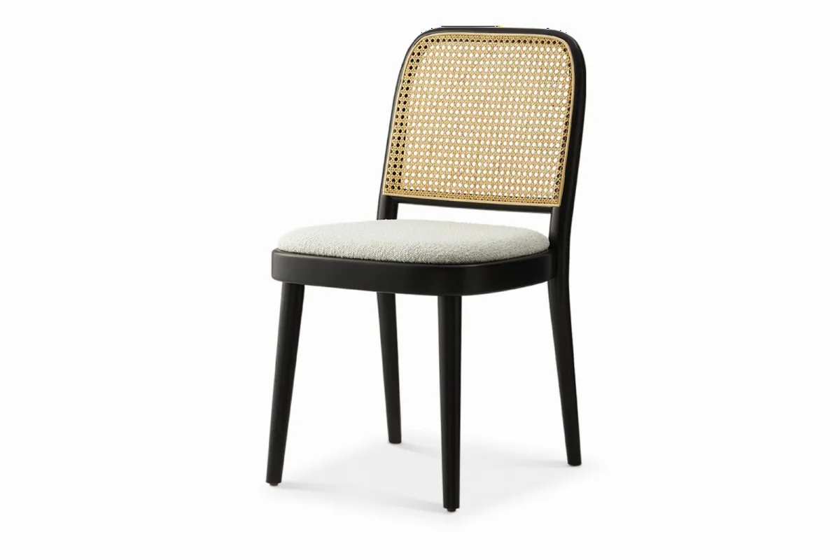 Edith Cane Chair, Black