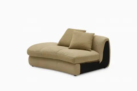 Fable Leather Left Chaise