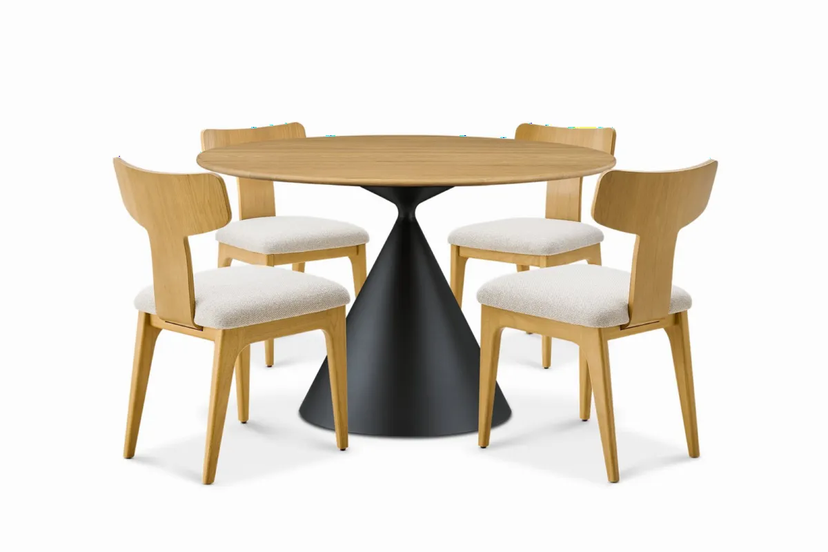 Forma Dining Table with Tavi Chair Set