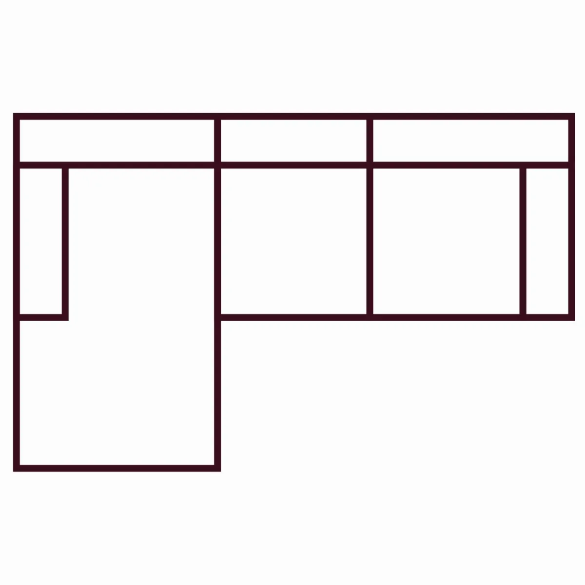 Hamilton Chaise Sectional Couch - view 5