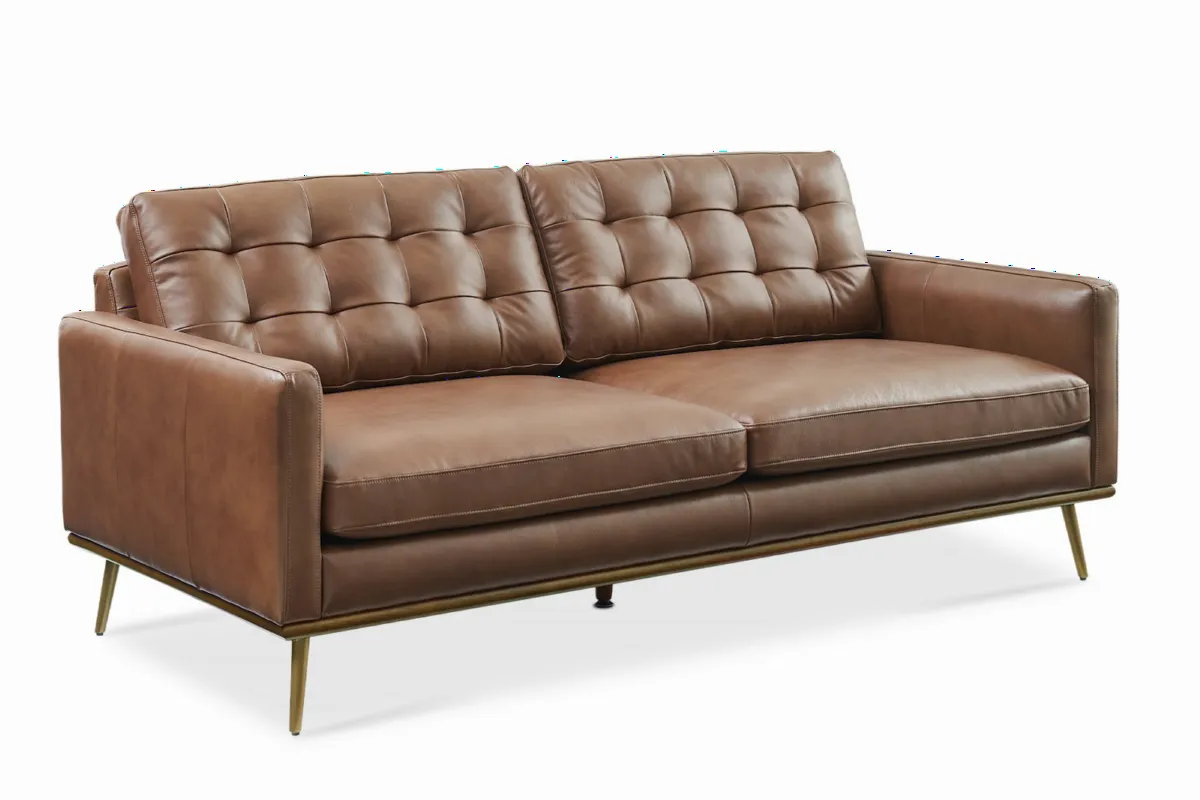 Isaac Leather Sofa