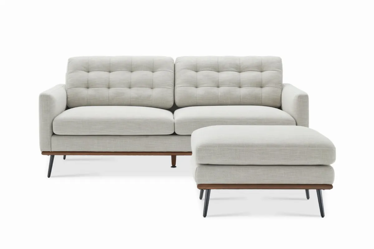 Isaac Sofa with Ottoman