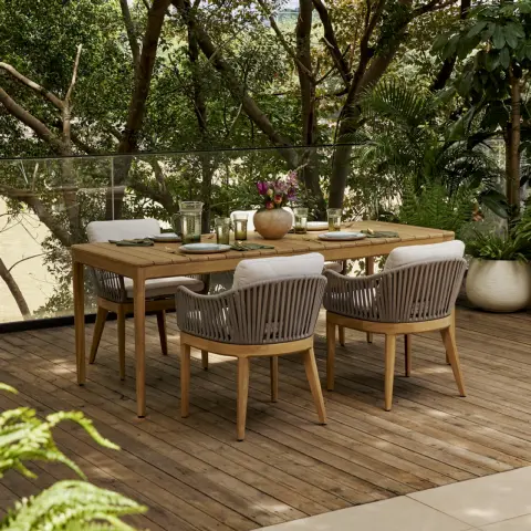 Isla Outdoor Dining Set for 4-6
