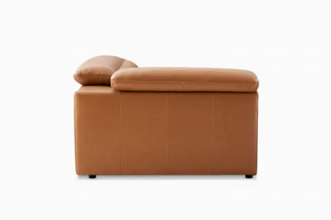 Jaron Leather Corner Couch