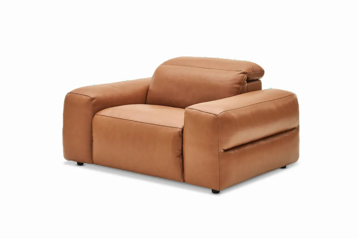 Jaron Leather Recliner Armchair - view 4