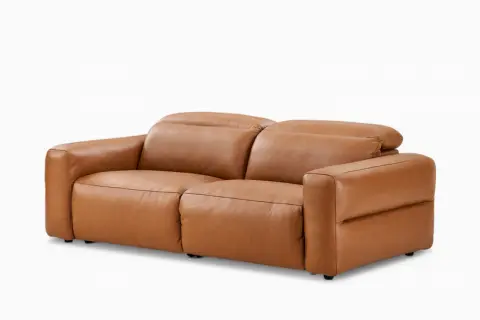 Jaron Leather Recliner Sofa