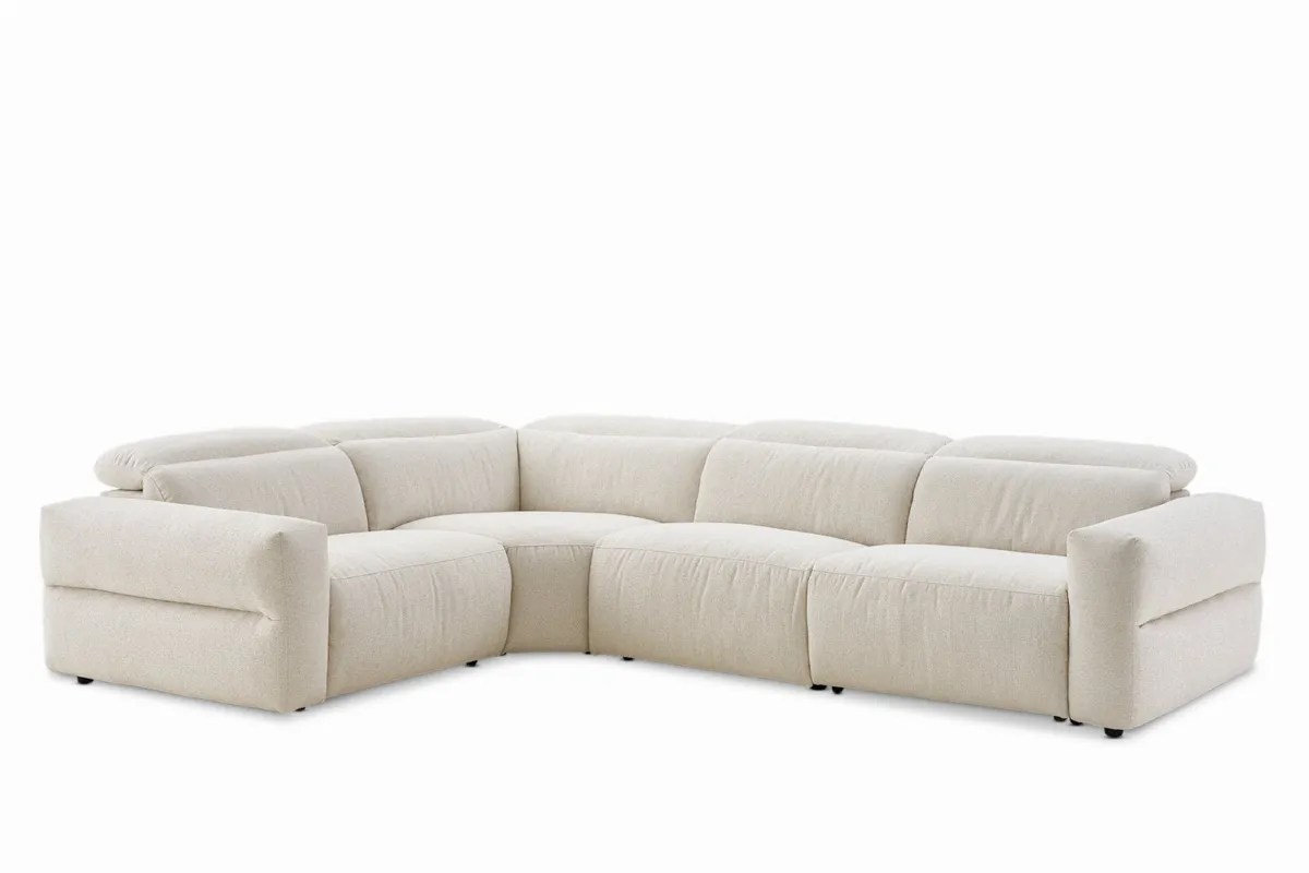 Jaron Performance Fabric Recliner Chaise Sectional Sofa - view 5