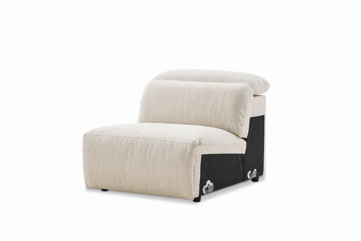 Jaron Performance Fabric Armless Couch - view 5