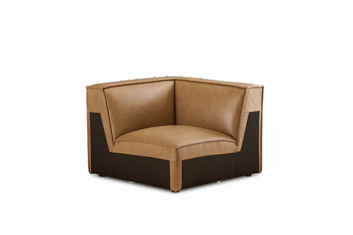 Jonathan Leather Corner Couch - view 4