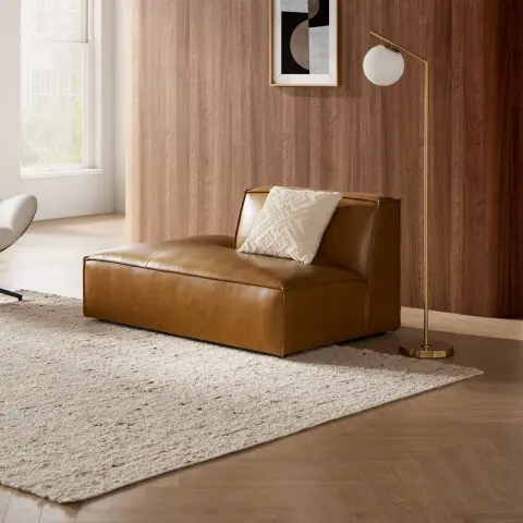 Jonathan Leather Left Chaise Couch
