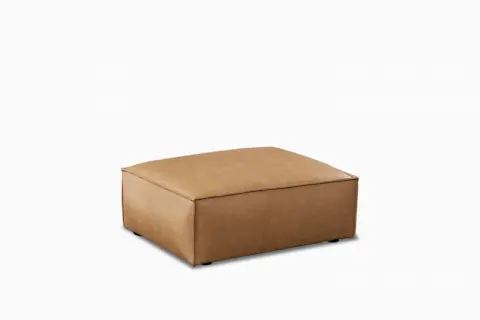 Jonathan Leather Ottoman