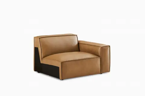 Jonathan Leather Right Arm Couch
