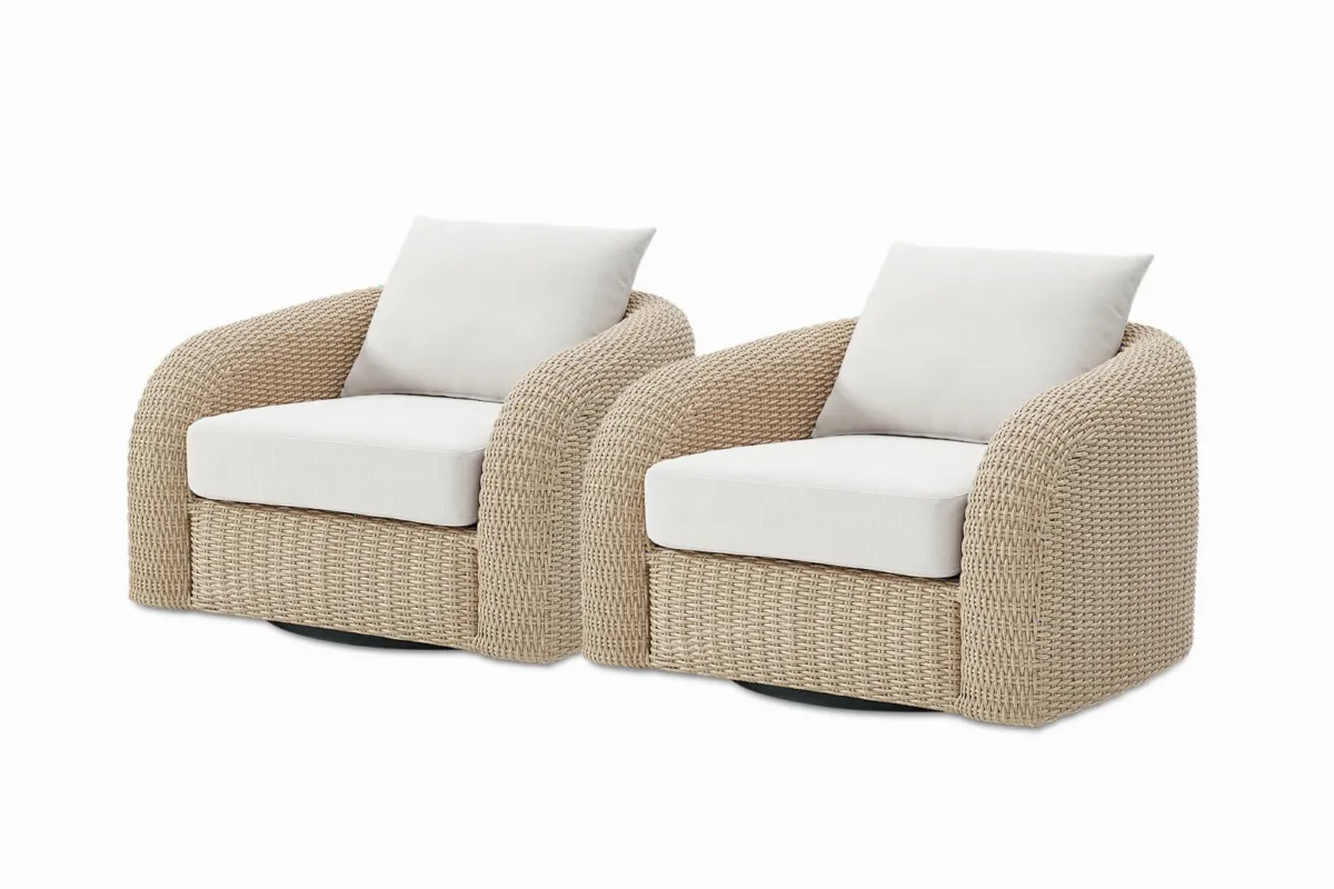 Lorna Outdoor Swivel Lounge Chair - view 2
