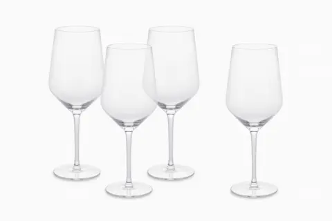 Lucent Red Wine Glasses, Set of 4