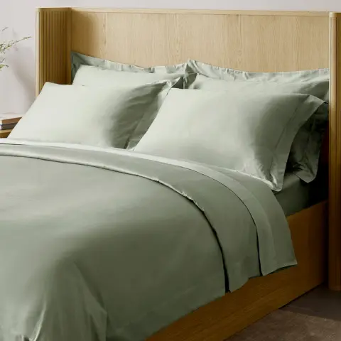 Luxe Egyptian Cotton Sateen Sheet Set & Duvet Cover