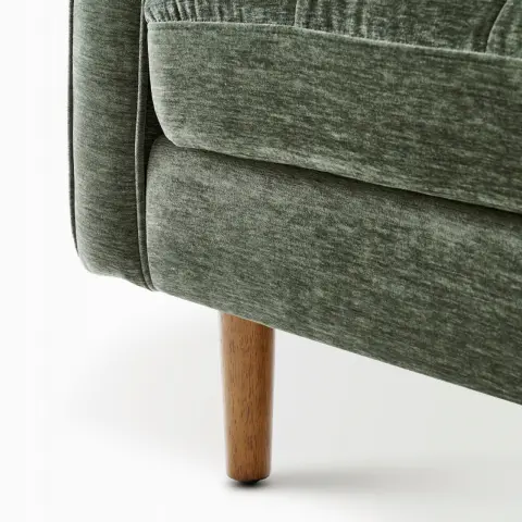 Madison Chaise Sectional Couch with Ottoman