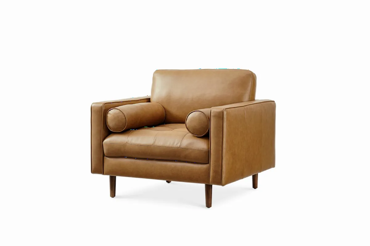 Madison Leather Armchair - view 3