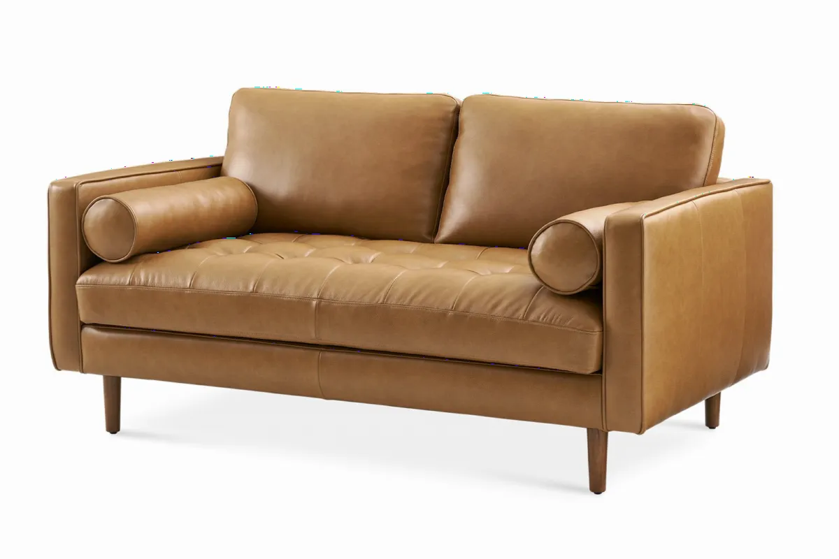 Madison Leather Loveseat - view 3