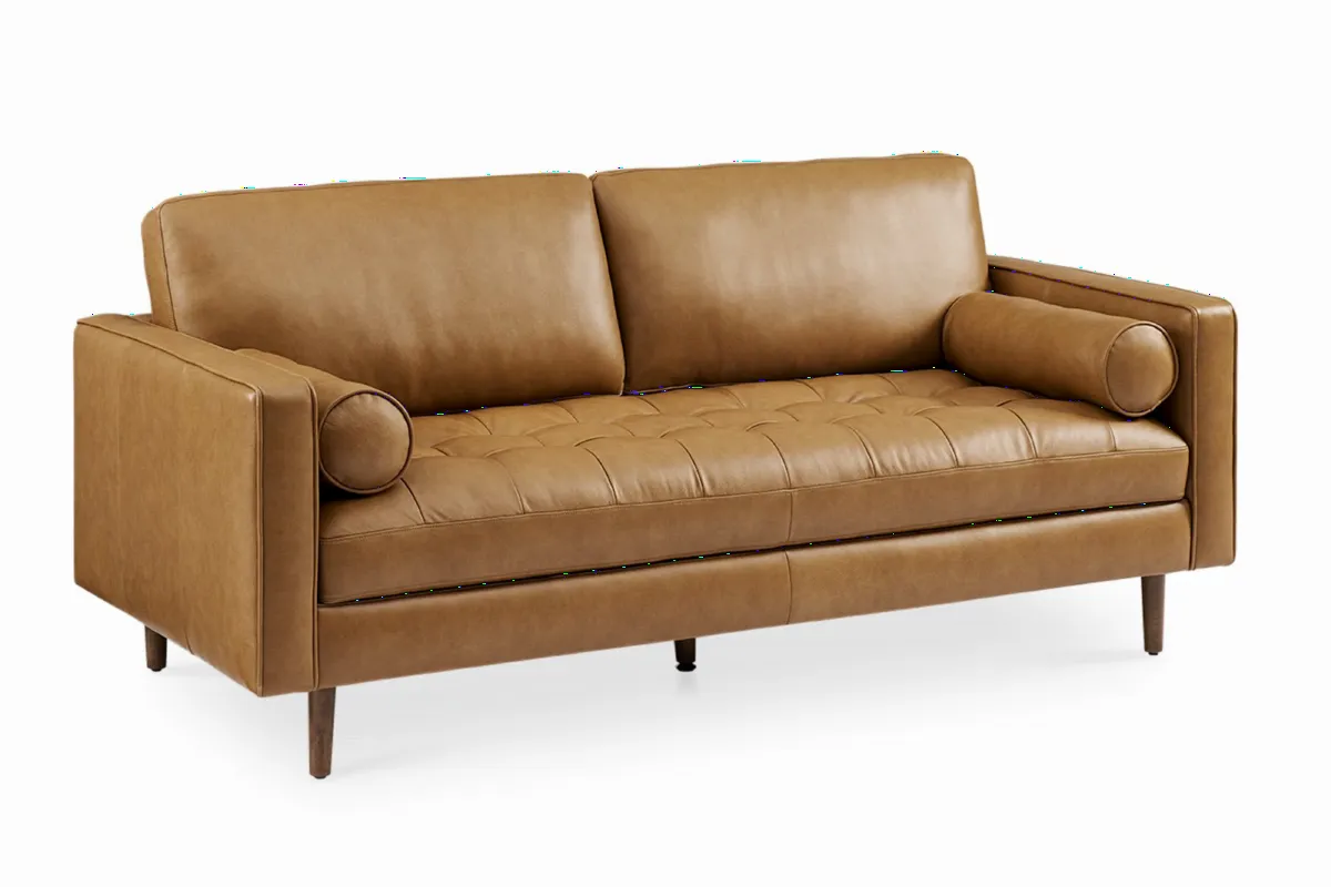 Madison Leather Sofa - view 3