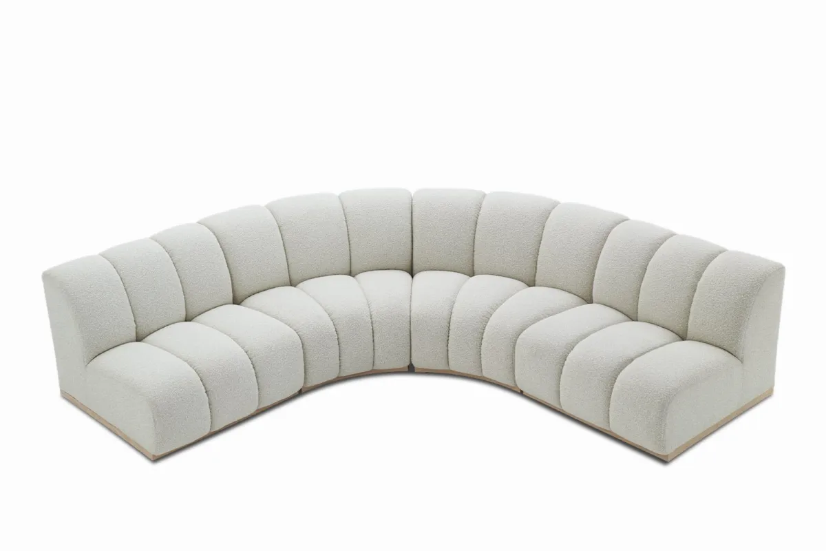 Marlow Performance Bouclé L-Shape Sectional Couch - view 7