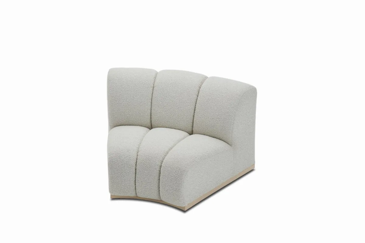 Marlow Performance Bouclé Wedge Couch - view 5