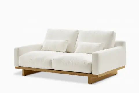 Mori Performance Fabric Loveseat
