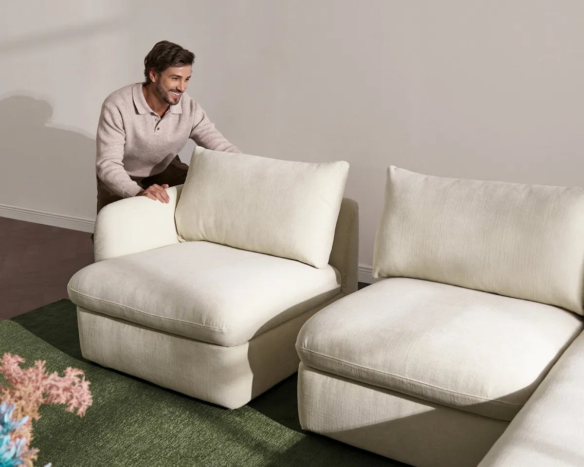 Ollie Storage Extended Sofa with Ottoman - view 8