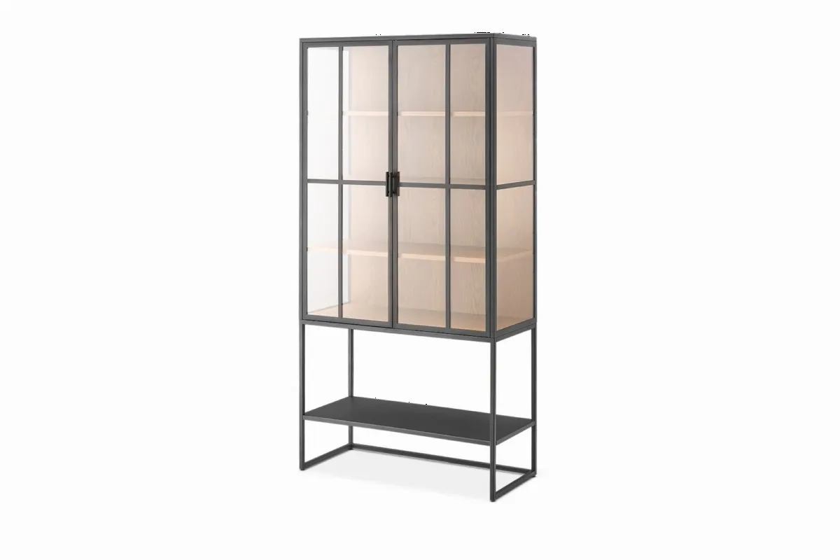 Panes Glass Tall Cabinet - view 3