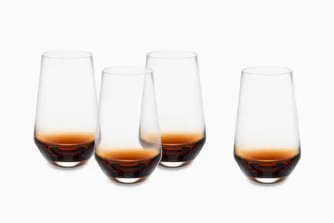 Prism Tall Drinking Glasses, Set of 4
