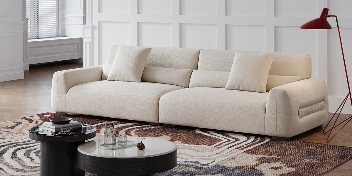 Slow Living Chenille Sofa