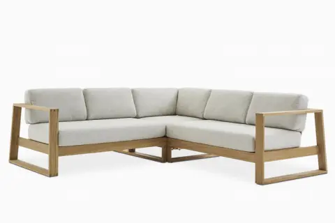 Rio Outdoor L-Shape Sectional Couch