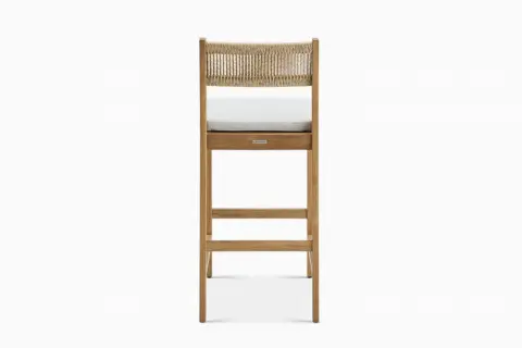 Rio Outdoor Teak Bar Stool Set of 2