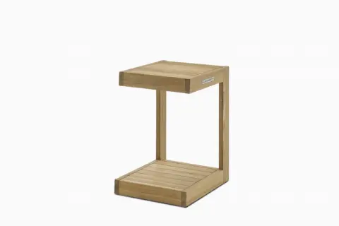 Rio Outdoor Teak C-Side Table