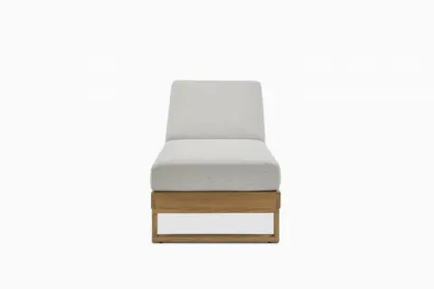 Rio Outdoor Teak Chaise Lounge