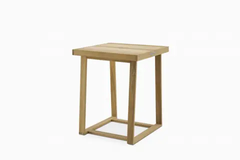 Rio Outdoor Teak Square Bar Table