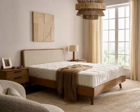 Seb Bed with Ayrie Mattress Set