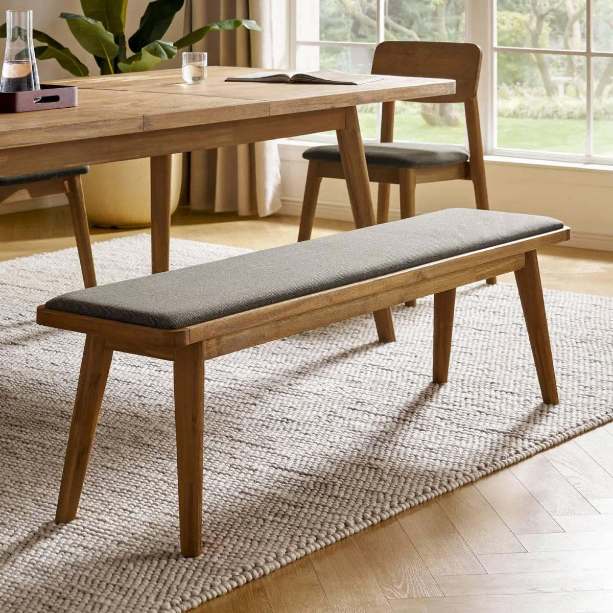 Seb Extendable Dining Set for 6-8 - view 3