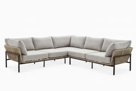 Sierra Outdoor L-Shape Sectional Couch