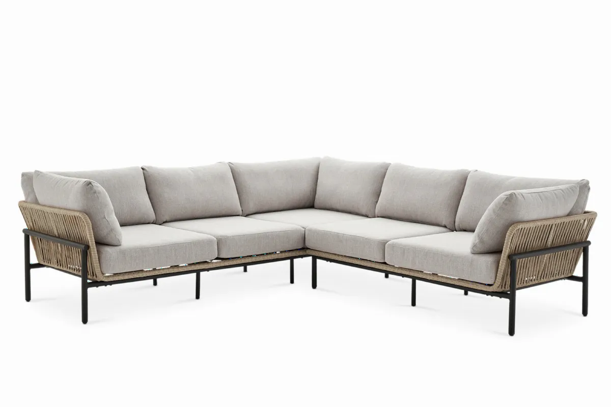 Sierra Outdoor L-Shape Sectional Couch - view 8