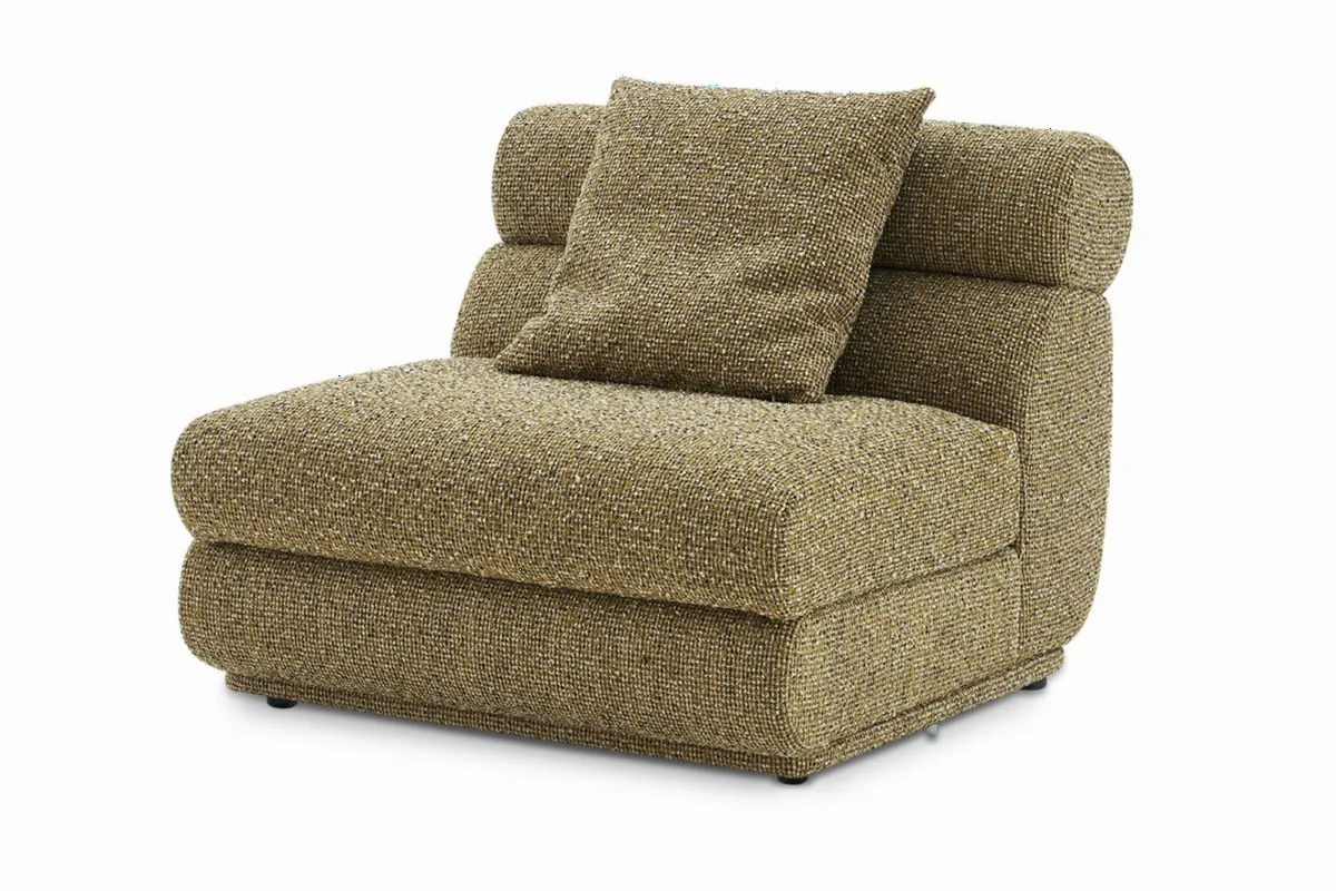Solari Performance Fabric Armless Couch - view 7